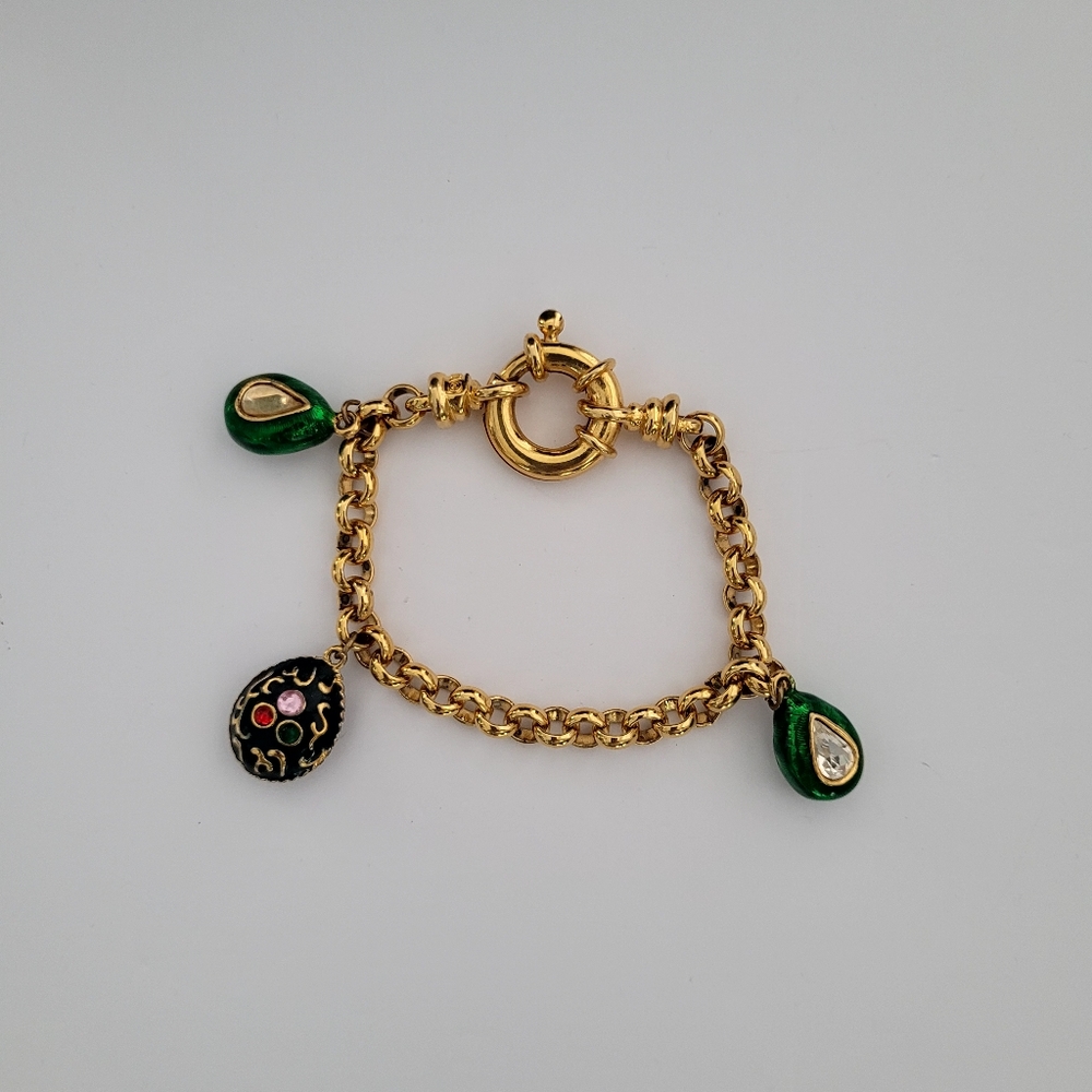 Gold Charm Bracelet
